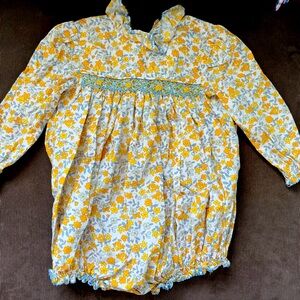 Shrimp and Grits Kids 2T Long Sleeve Yellow Bubble